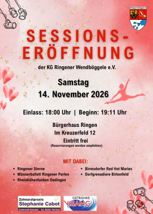 Weiterlesen: Sessionseröffnung 2026/27